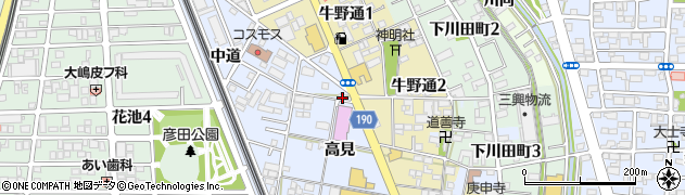 太田屋 高見店周辺の地図