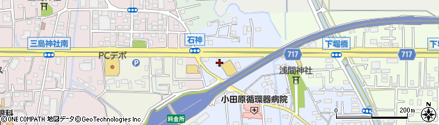 神奈川県小田原市矢作383周辺の地図