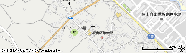 静岡県御殿場市板妻161周辺の地図