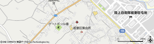 静岡県御殿場市板妻164周辺の地図