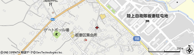 静岡県御殿場市板妻202-3周辺の地図