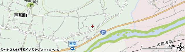 京都府綾部市西原町（小林）周辺の地図