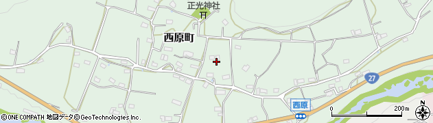 京都府綾部市西原町（弓矢）周辺の地図