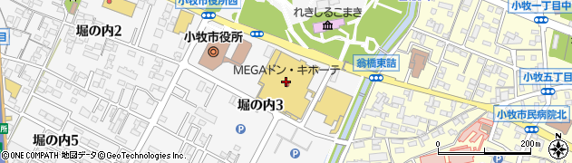 ホテーフーヅ 小牧店周辺の地図