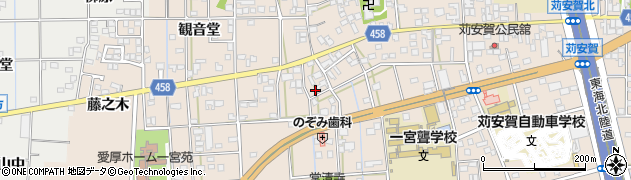 愛知県一宮市大和町苅安賀観音堂2459周辺の地図