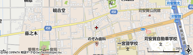 愛知県一宮市大和町苅安賀観音堂2460周辺の地図