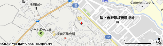 静岡県御殿場市板妻203-5周辺の地図
