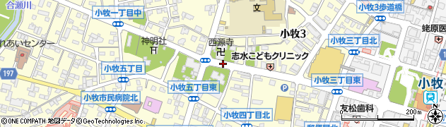 市民会館南周辺の地図