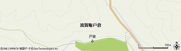 兵庫県宍粟市波賀町戸倉周辺の地図