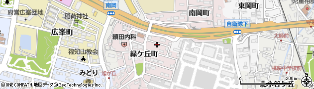 京都府福知山市天田（緑ケ丘町）周辺の地図