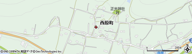 京都府綾部市西原町中地周辺の地図