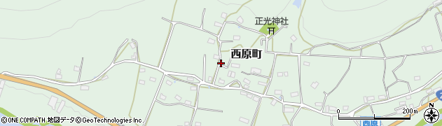京都府綾部市西原町（中地）周辺の地図