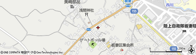 静岡県御殿場市板妻149周辺の地図