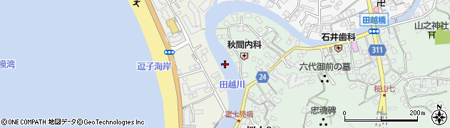 田越川周辺の地図