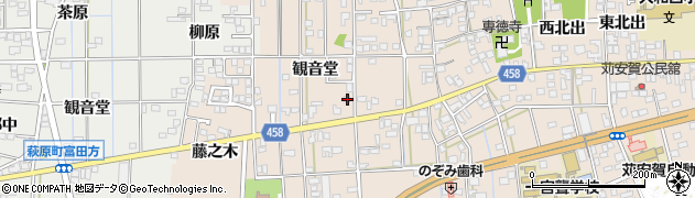 愛知県一宮市大和町苅安賀観音堂85周辺の地図
