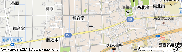 愛知県一宮市大和町苅安賀観音堂84周辺の地図