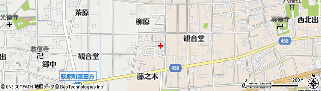 愛知県一宮市大和町苅安賀観音堂131周辺の地図
