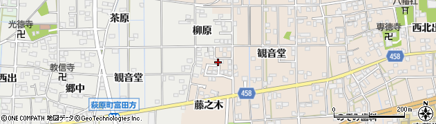 愛知県一宮市大和町苅安賀観音堂133周辺の地図