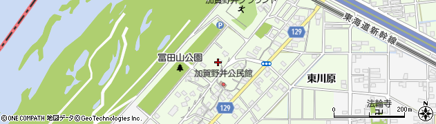 愛知県一宮市東加賀野井（川原）周辺の地図
