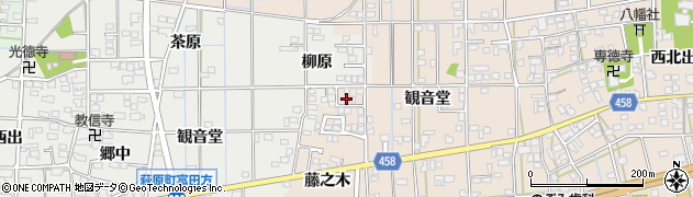 愛知県一宮市大和町苅安賀観音堂135周辺の地図