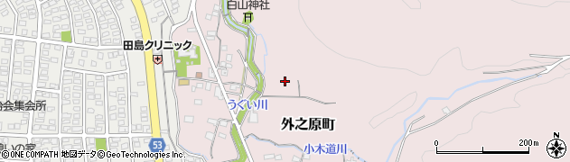 愛知県春日井市外之原町周辺の地図