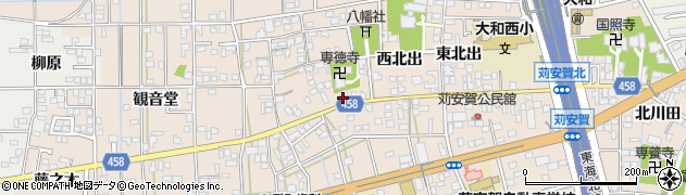 愛知県一宮市大和町苅安賀花井町裏2863周辺の地図