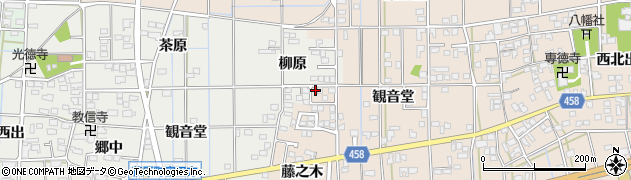 愛知県一宮市大和町苅安賀観音堂141周辺の地図