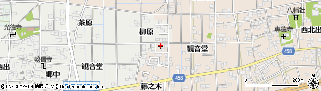 愛知県一宮市大和町苅安賀観音堂140周辺の地図