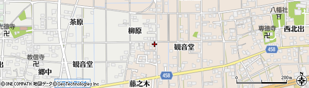 愛知県一宮市大和町苅安賀観音堂138周辺の地図
