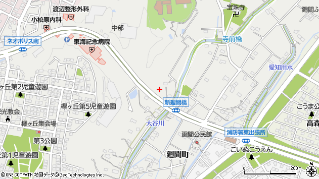 〒487-0031 愛知県春日井市廻間町の地図