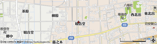 愛知県一宮市大和町苅安賀観音堂103周辺の地図