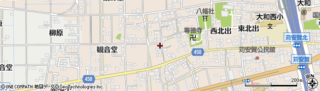 愛知県一宮市大和町苅安賀観音堂65周辺の地図