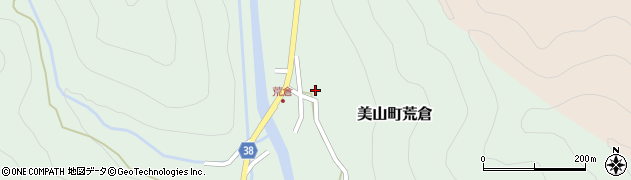 京都府南丹市美山町荒倉嶋台56周辺の地図