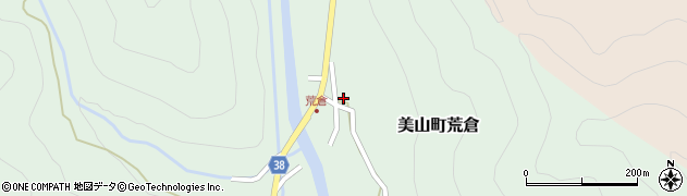 京都府南丹市美山町荒倉嶋台55周辺の地図