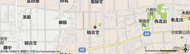 愛知県一宮市大和町苅安賀観音堂22周辺の地図