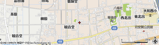 愛知県一宮市大和町苅安賀観音堂55周辺の地図