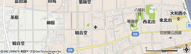 愛知県一宮市大和町苅安賀観音堂56周辺の地図