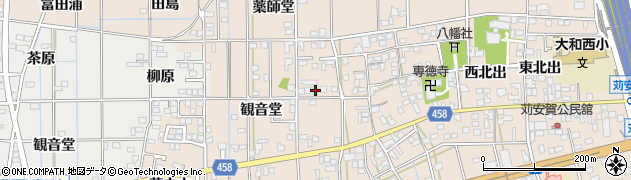 愛知県一宮市大和町苅安賀観音堂57周辺の地図