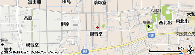 愛知県一宮市大和町苅安賀観音堂23周辺の地図