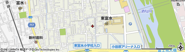 神奈川県小田原市中曽根349周辺の地図