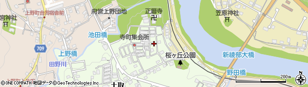 京都府綾部市寺町（堂ノ前）周辺の地図