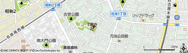 了慶寺周辺の地図