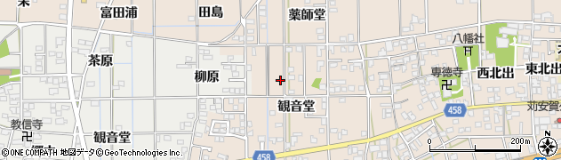 愛知県一宮市大和町苅安賀観音堂10周辺の地図