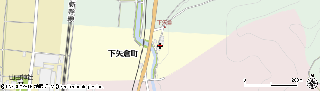 滋賀県彦根市下矢倉町周辺の地図