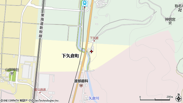 〒522-0011 滋賀県彦根市下矢倉町の地図