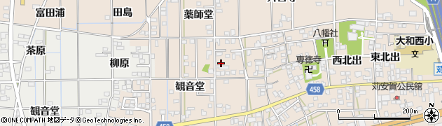 愛知県一宮市大和町苅安賀観音堂52周辺の地図