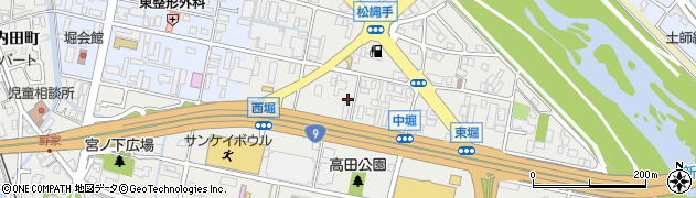 京都府福知山市東堀周辺の地図