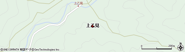 京都府京丹波町（船井郡）上乙見周辺の地図