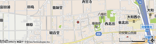 愛知県一宮市大和町苅安賀花井町裏2823周辺の地図
