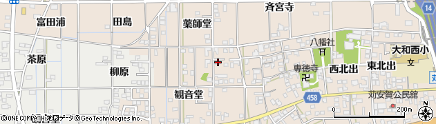 愛知県一宮市大和町苅安賀観音堂50周辺の地図